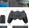 НОВ Джойстик за PlayStation, CSL контролер, безжичен PS2 геймпад, 2,4 GHz адаптер с двойна вибрация, снимка 6