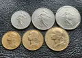 Сет монети 5 , 10 и 20 сантима ,  1/2 , 1 и 2 франка - франция  /2/ - хит цена !, снимка 8