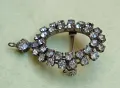 Стара посребрена брошка, снимка 7