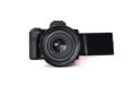 Canon M50 II + 3 обектива, адаптер, сенник и зарядно, снимка 3