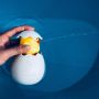 Детска забавна играчка за вана жълто пате в яйце, снимка 10