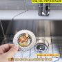 Цедка за сифон на мивка Ф 11 см. от стомана срещу запушване на мивка - КОД 3894 ПЕРФОРАЦИЯ, снимка 3