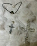 Сребърна висулка кръст, снимка 2