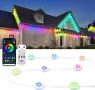 Постоянно външно осветление 15M, Smart RGBIC 30 LED,APP и дистанционно, снимка 1