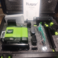 Huepar 503DG - 3x360 Green Beam самонивелираща се напречна линия 

, снимка 6 - Други инструменти - 44970500