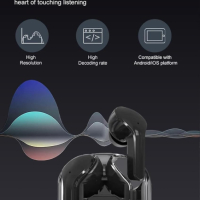 VEHOP Power Ultrapods TWS Earbud, Bluetooth слушалки с дисплей, прозрачен дизайн, 30 часа възпроизве, снимка 7 - Bluetooth слушалки - 45009520