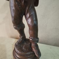 Стара метална статуетка, снимка 2 - Други ценни предмети - 45406367