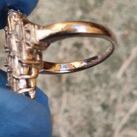 Сребърен пръстен с Кристали Циркони, снимка 9 - Пръстени - 45301461