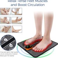 Чисто нов сгъваем преносим електронен мускулен стимулатор за масаж крака, снимка 2 - Масажори - 45544587