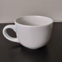 бели порцеланови чаши за кафе, снимка 1 - Чаши - 45593724