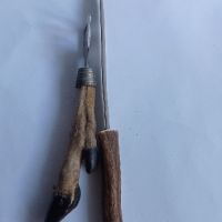 Нож и отварачка от еленови рога, снимка 4 - Декорация за дома - 45494712