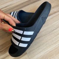 Оригинални черни спортни чехли Adidas ! 38 н, снимка 1 - Чехли - 45154883