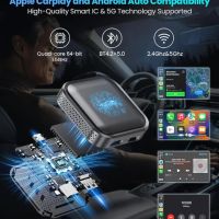 Wireless Carplay Magic Box Adapter с Netflix YouTube Tiktok, LED безжичен Android Aut, снимка 1 - Аксесоари и консумативи - 45853458