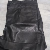  Кожени черни панталони , снимка 6 - Панталони - 44582155