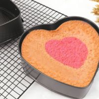 Комплект от 6бр метални форми сърце за торта, снимка 4 - Други - 46161682