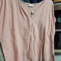 бледорозова ЛЕНЕНА риза,голям размер- 48/50, снимка 3 - Ризи - 45426757