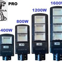 Соларна лампа COBRA PRO 400/800/1200/1600W 44.90 лв.  Соларна улична лампа COBRA PRO от ново поколен, снимка 1 - Външни лампи - 45916963