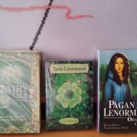 Ленорман карти:Tanis Lenormand & Pagan Lenormand & Fairytale Lenormand, снимка 1 - Карти за игра - 45283447