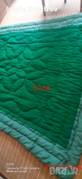 Зелен юрган , снимка 1