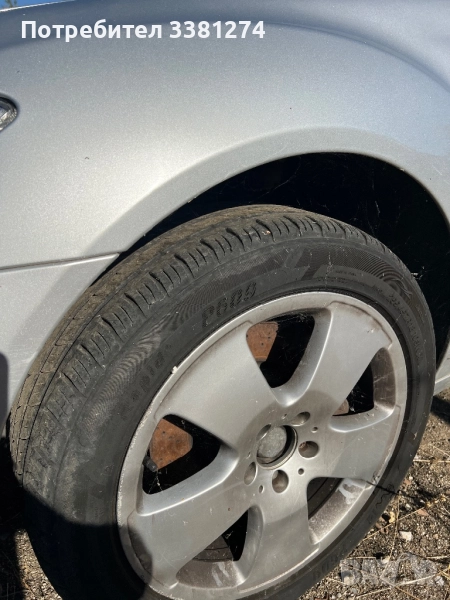 Джанти с гуми от Мерцедес w221 ,18 ц., снимка 1