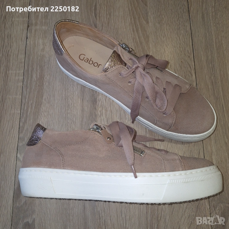 Кецове Gabor естествен велур!, снимка 1