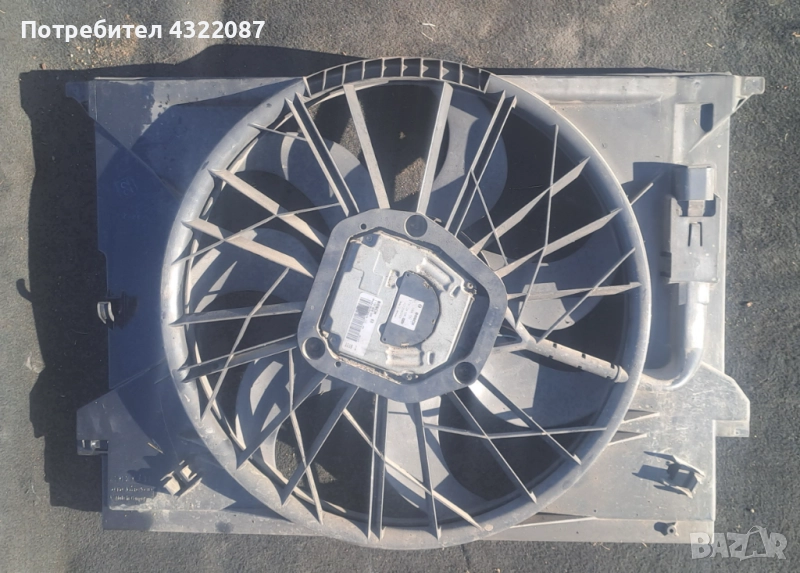 Перка охлаждане Mercedes E-class E220 CDi -150 к.с. ( 02-09г.) w211, снимка 1