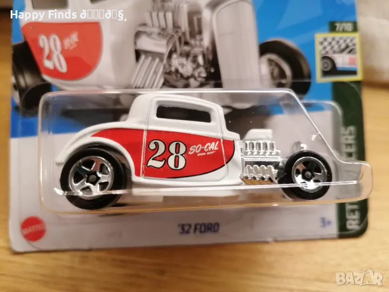 💕🧸🎁🚗🌟 Hot Wheels `32 Ford Retro Racers, снимка 1