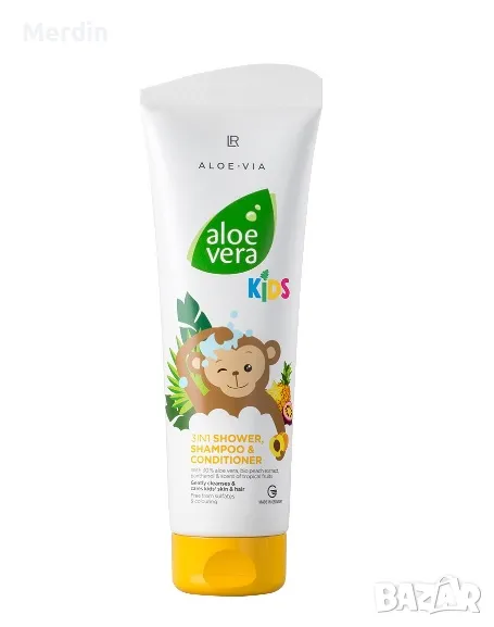 Aloe Vera Kids 3в1 Душ гел, шампоан и балсам - 250 ml, снимка 1