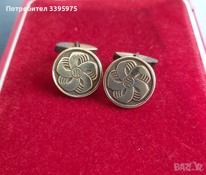 Винтидж копчета за ръкавели с оригинален дизайн, снимка 1