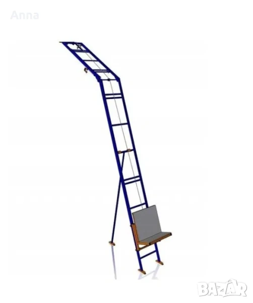 Продавам мобилен хаспел / скеле за качване на материали на покрив, снимка 1