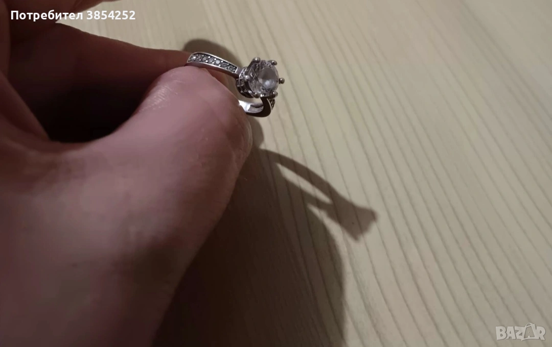 Сребърен пръстен , снимка 1