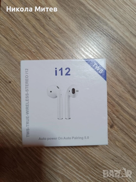 Безжични блутут слушалки i 12, снимка 1