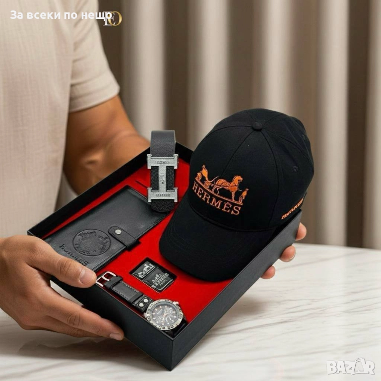 Hermes Мъжки Подаръчен Комплект Хермес Код SK168, снимка 1