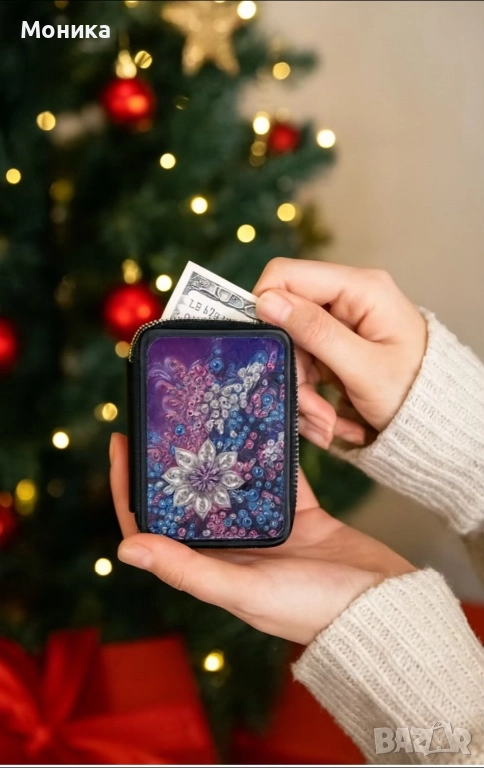 Портомоне диамантен гоблен, снимка 1
