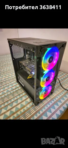 Геймърски компютър гаранция/i3 9100f 16GB,GTX 1070 8GB, 256GB SSD HDD 1TB, снимка 1