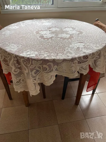 Дантелена покривка за маса , снимка 1