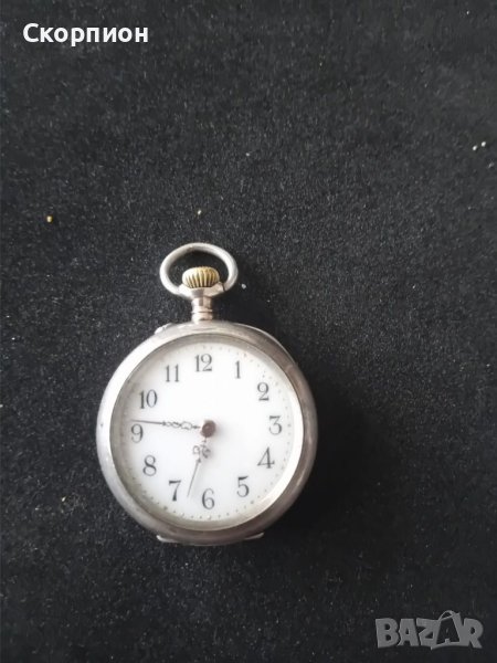 Швейцарски сребърен дамски джобен часовник - ПРОМОЦИЯ, снимка 1