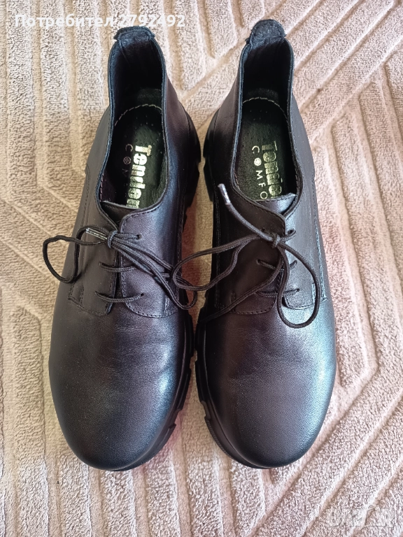 Кожени обувки Tendenz, снимка 1