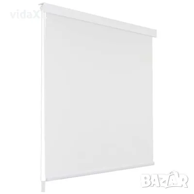 vidaXL Ролетна щора за баня, 120x240 см, бяла（SKU:142843）, снимка 1