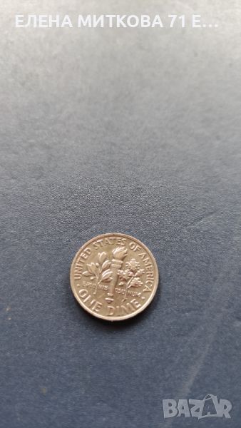 Монета от 1 дайм САЩ 2015 г., снимка 1