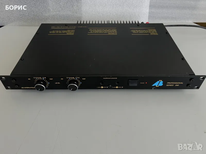 Усилвател AB INTERNATIONAL PROFESSIONAL SERIES 200, снимка 1