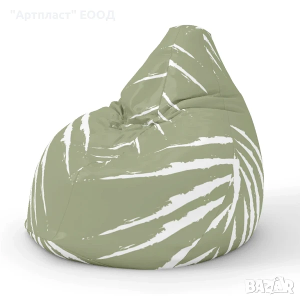 Барбарон пуф PALM LEAVES, снимка 1