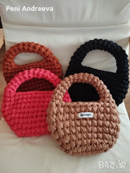 Ръчно изработени плетени чанти, снимка 1