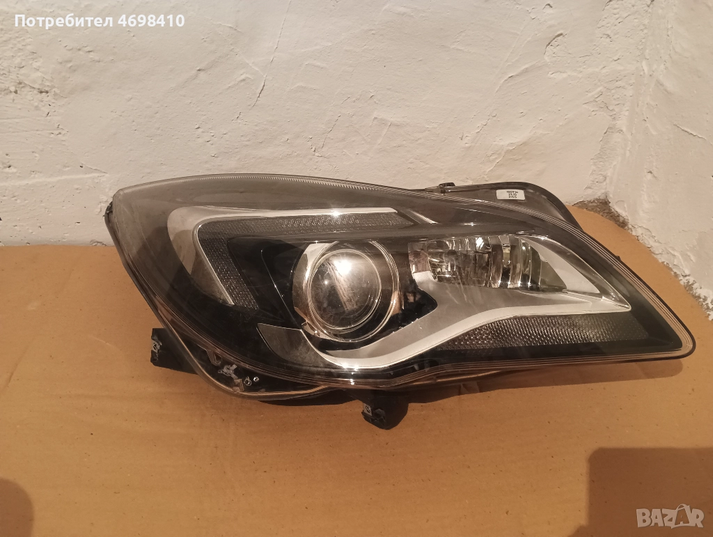 Десен фар Opel Insignia bi xenon ( Опел Инсигния Инсигниа Insigniq фарове би ксенон), снимка 1