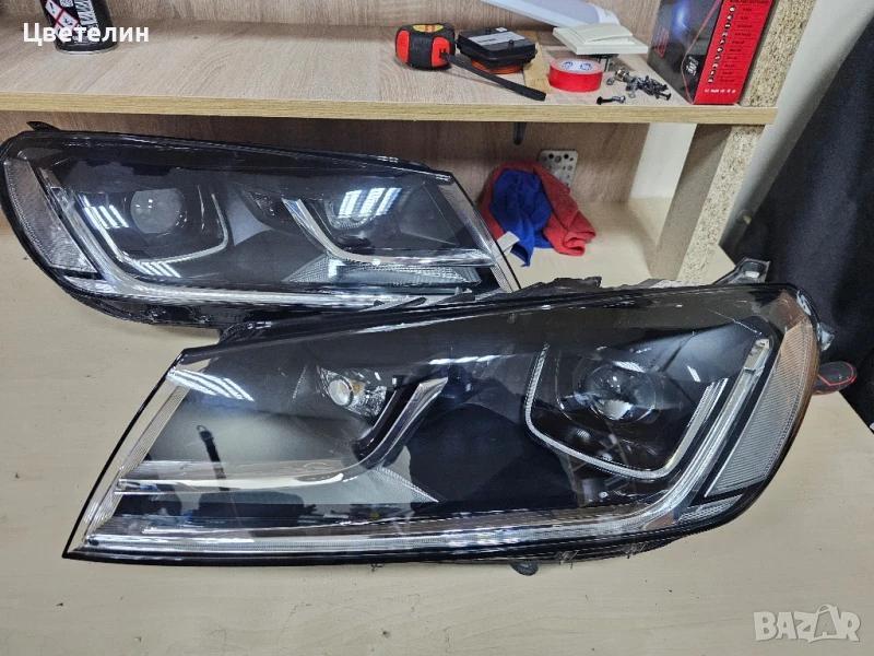 Фар Фарове VW Tuareg 7P Face far farove туарег 7п, снимка 1