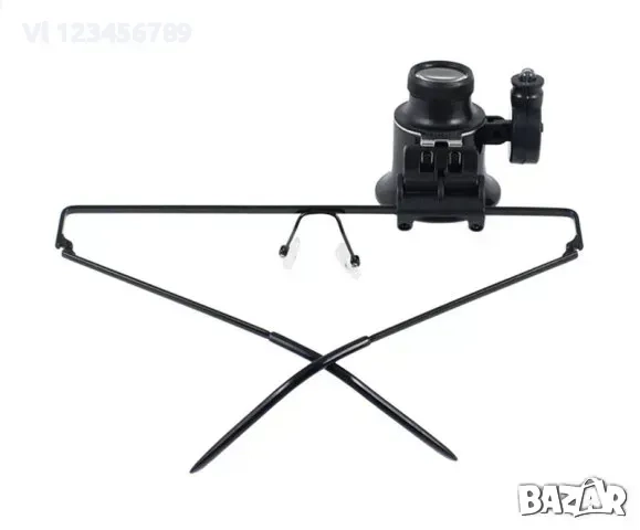 Монокуляр 20х с Led подсветка -финна механика,колекционерство, снимка 1