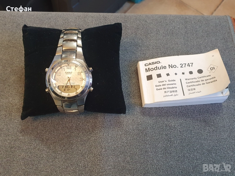 Часовник CASIO EDIFIGE 2747 В отлично техническо състояние, много добър външен вид., снимка 1