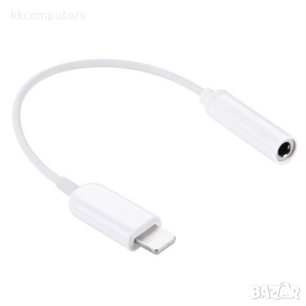 Кабел AUX MBX само за музика, 3.5мм към iPhone 5/6,6s,6 Plus,6+/7,7 Plus,7+/8,8 Plus,8+/XR/XS,XS Max, снимка 1