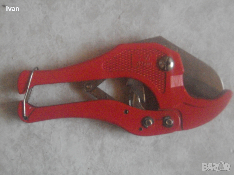 Нова Немска Ръчна Ножица 195мм За Рязане На Пластмасови PPR PVC Тръби - До ф42мм-Масивна, снимка 1