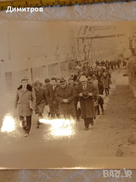 СНИМКА ТОДОР ЖИВКОВ НА ПОСЕЩЕНИЕ ВЪВ АЕЦ КОЗЛОДУЙ , снимка 1